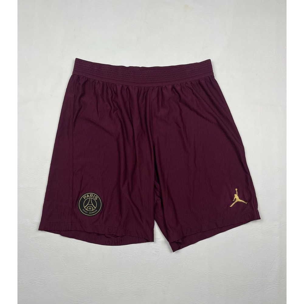 Jordan PSG Vapor Match Knit Shorts Mens Large Maroon Soccer Athletic CK7657-610